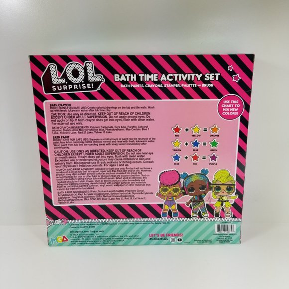 L.O.L. Surprise bath time activity Set 12 pieces - Picture 4 of 13